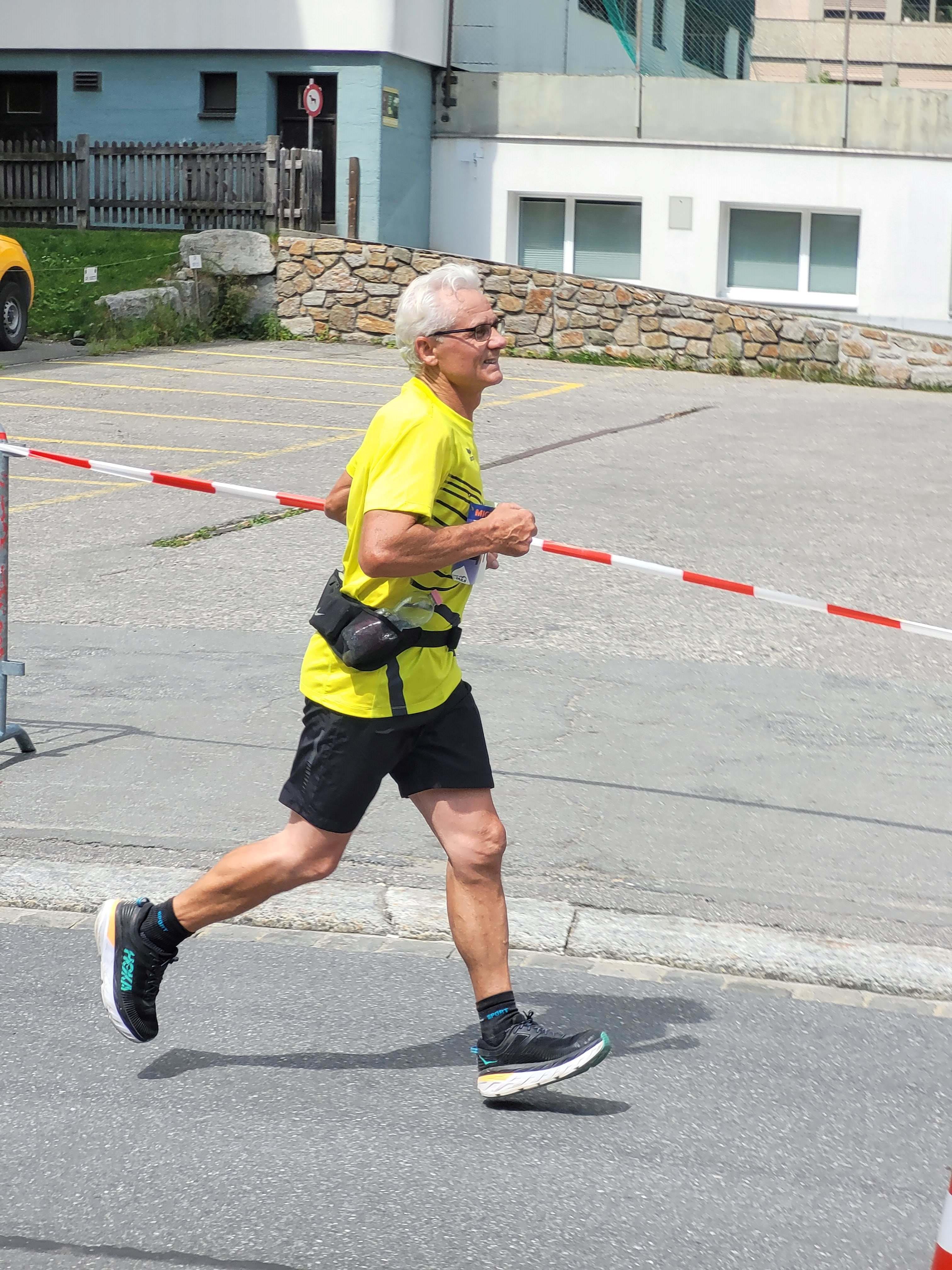 Goivanni kurz vor dem Ziel